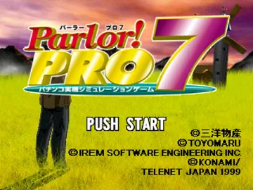 Parlor! Pro 7 (JP) screen shot title